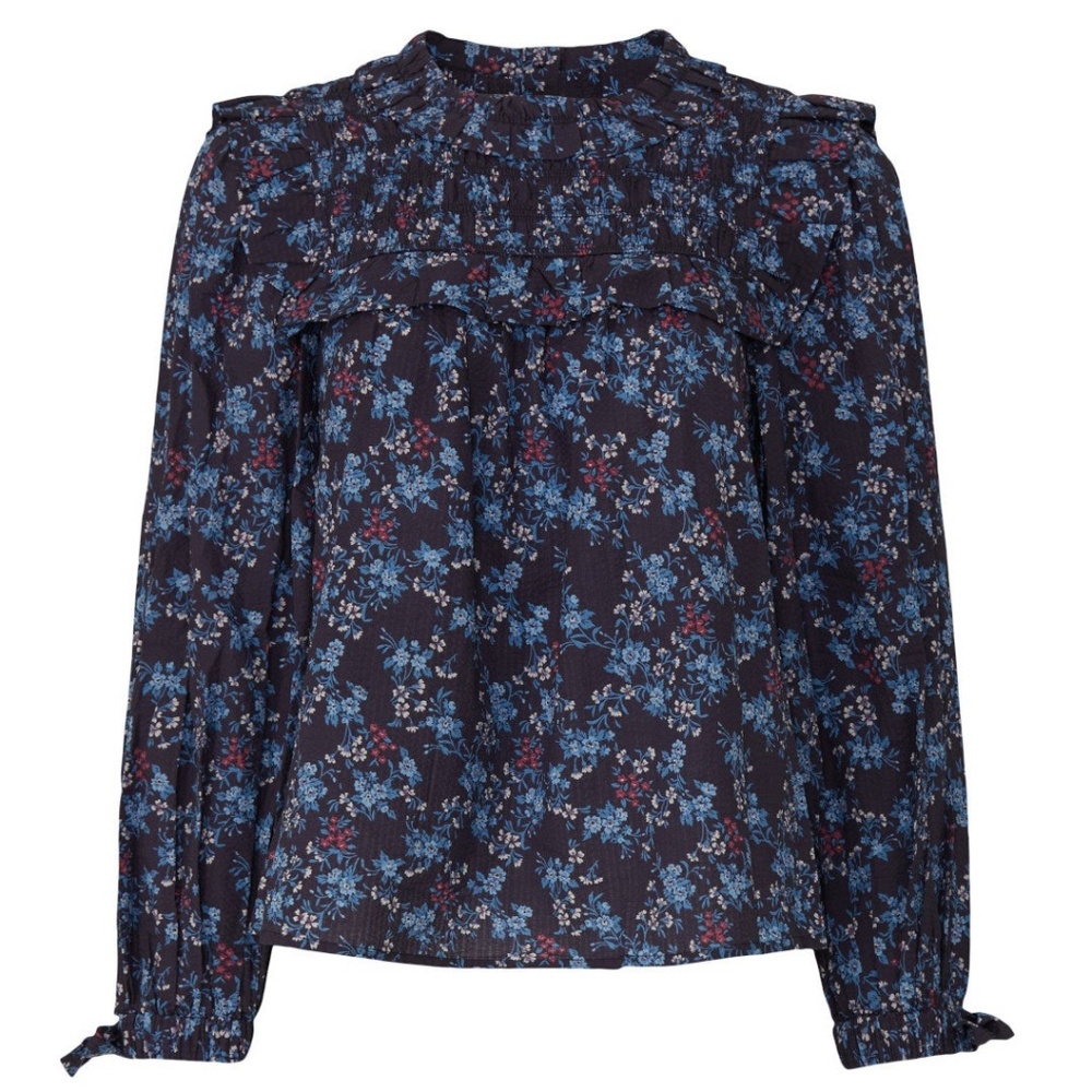 Sea New York Tilly Smocked Top, S - Picture 4 of 11